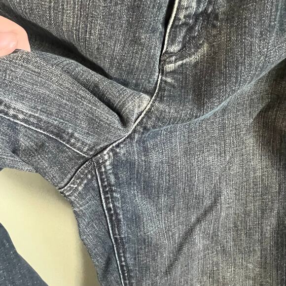 Talbots Classic Stretch Vintage Straight Leg Jeans - Dark Wash Denim, Size 10 - Picture 6 of 10